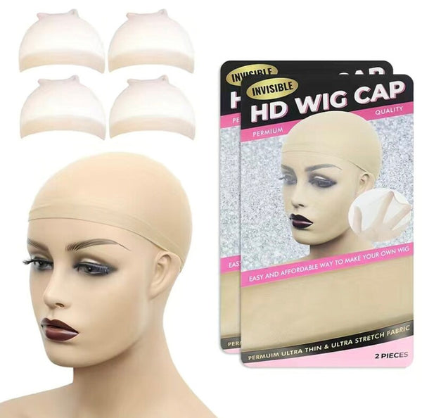 Ultra Thin HD Transparent Wig Cap 2 Pack