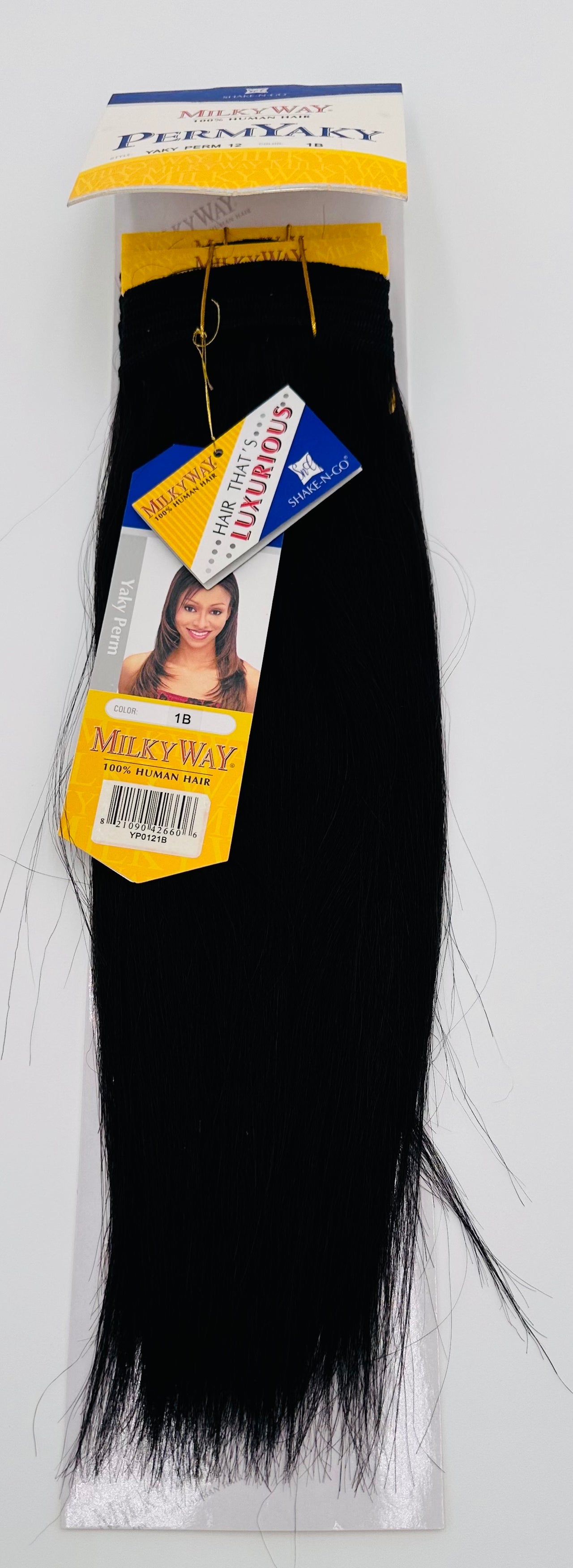 Milkyway™ 100% Human Hair Perm Yaky Straight Weaving Hair - Elevate Styles