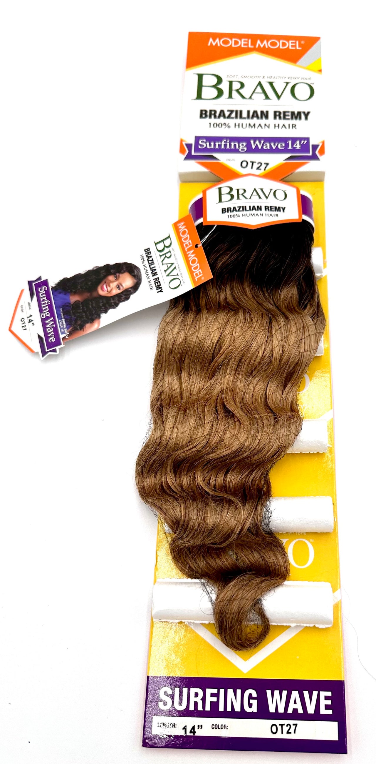 Model Model Bravo Brazilian Remy 100% Human Hair Surfing Wave