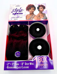 Thumbnail for Outre Premium Duby 100% Human Hair Weave Style In A Box - Deep Wave Cut