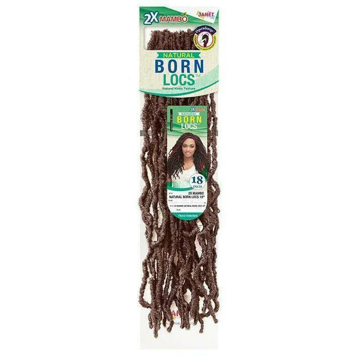 Janet Collection 2x Mambo Natural Born Locs 18" - Elevate Styles