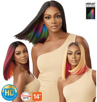 Thumbnail for Outre Color Bomb HD Lace Front Wig Kimia 14