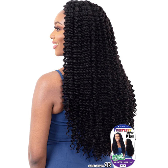 Shake N Go Freetress Braid 3x Joyfull Curl 20"