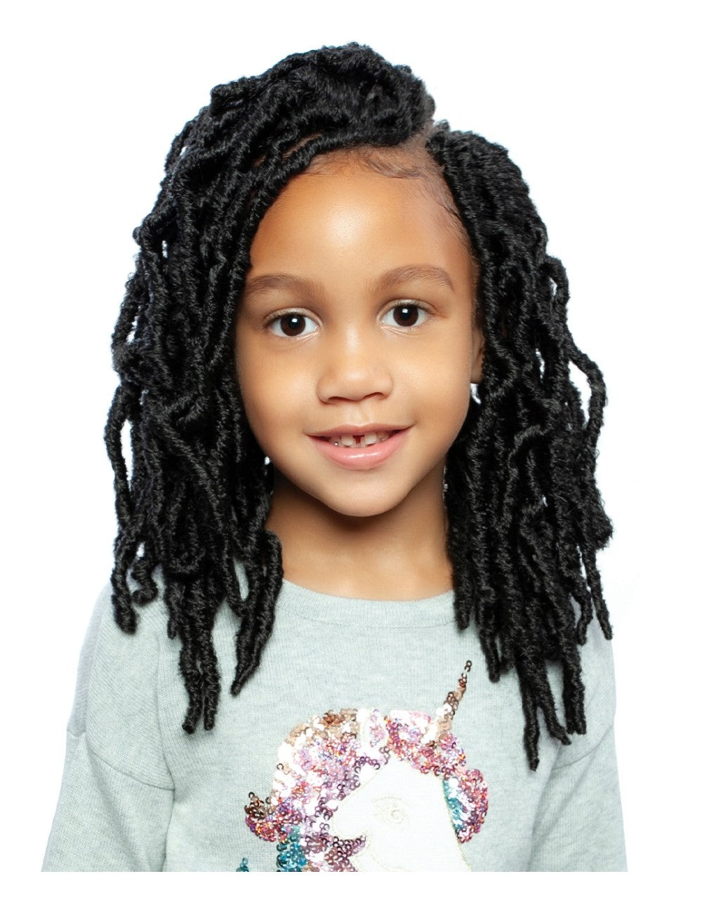 Afri Naptural Synthetic Kids Crochet Braid Kids Locs Luv Locs 10" KLOC05 - Elevate Styles