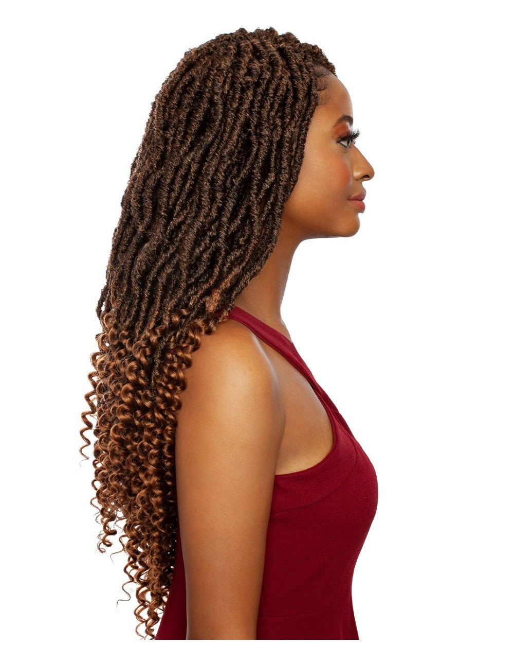 Mane Concept Crochet Braids Afri Natural - 2X GLITZY LUV LOCS 20” LOC204 - Elevate Styles