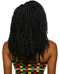 Thumbnail for Afri Naptural Mane Concept Caribbean Bundle Crochet Braid 2x Rod Curl 14