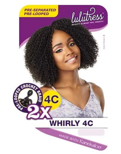 Sensationnel Lulutress 2x Pre-Looped Whirly 4C