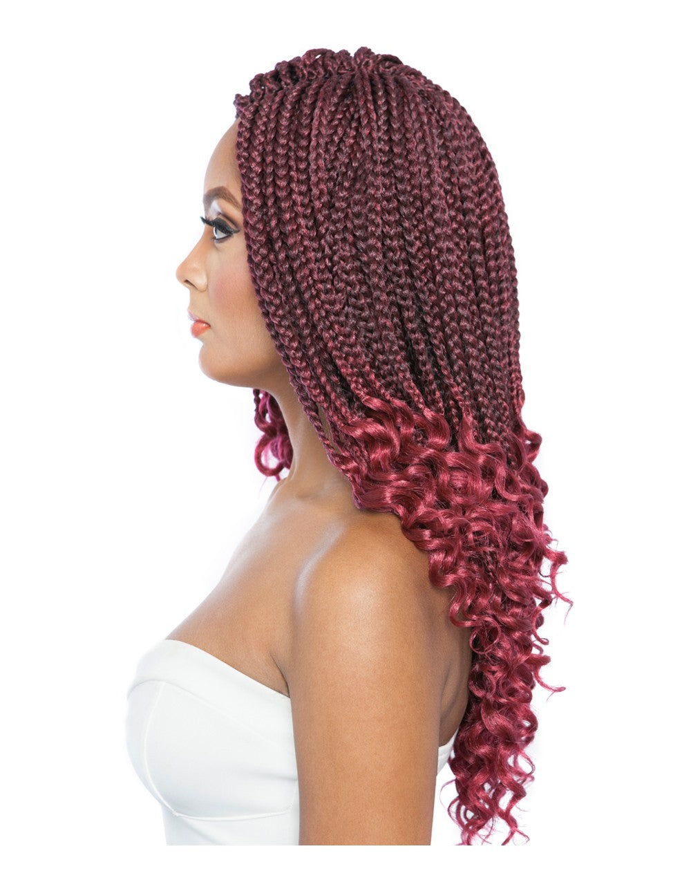 Mane Concept Afri Naptural Crochet Braid - 3X CURLY ENDS BOX BRAID 14"  BOX301 - Elevate Styles