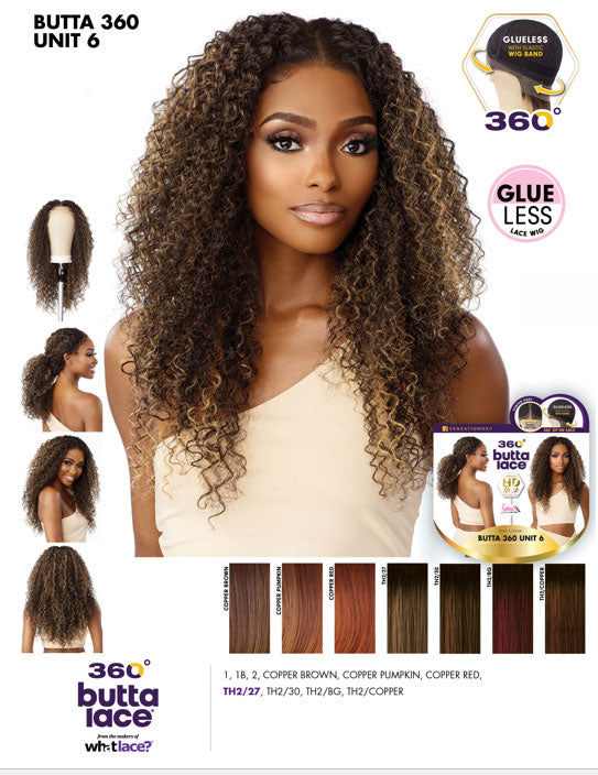 Sensationnel 360 Butta Lace Front Wig Unit 6 - Elevate Styles