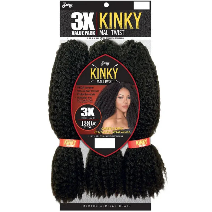 Zury Pre-Stretched Fast 3x Kinky Mali Twist