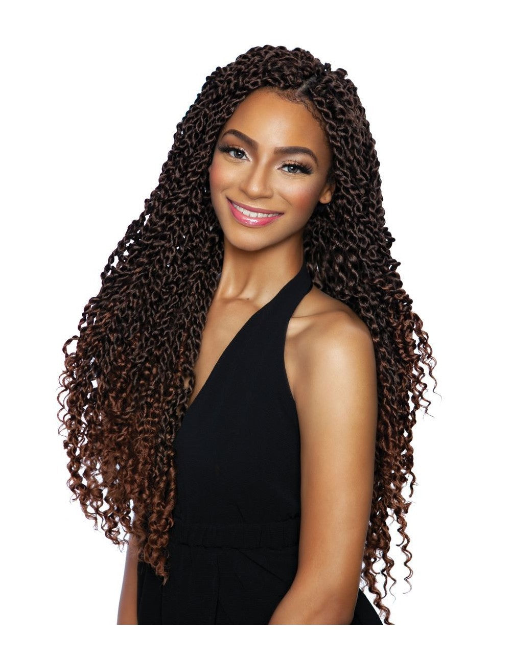 Afri Naptural Mane Concept Caribbean Bundle Crochet Braid Water Wave 18" CB1806 - Elevate Styles