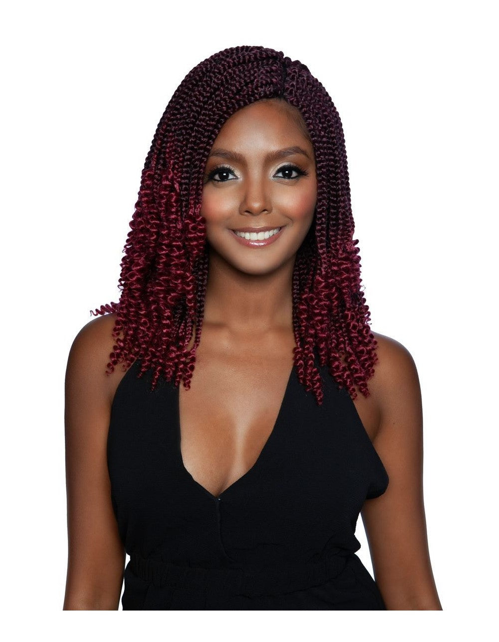 Mane Concept Afri-Naptural Crochet Braid SB311 - 3X COILY ENDS SENEGAL TWIST 10" - Elevate Styles