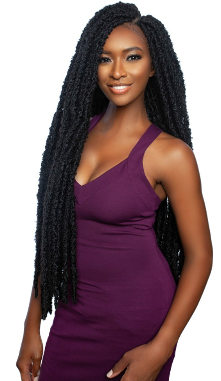 Mane Concept Afri Naptural Crochet Braid Butterfly Locs Locs 30" LOC105 - Elevate Styles