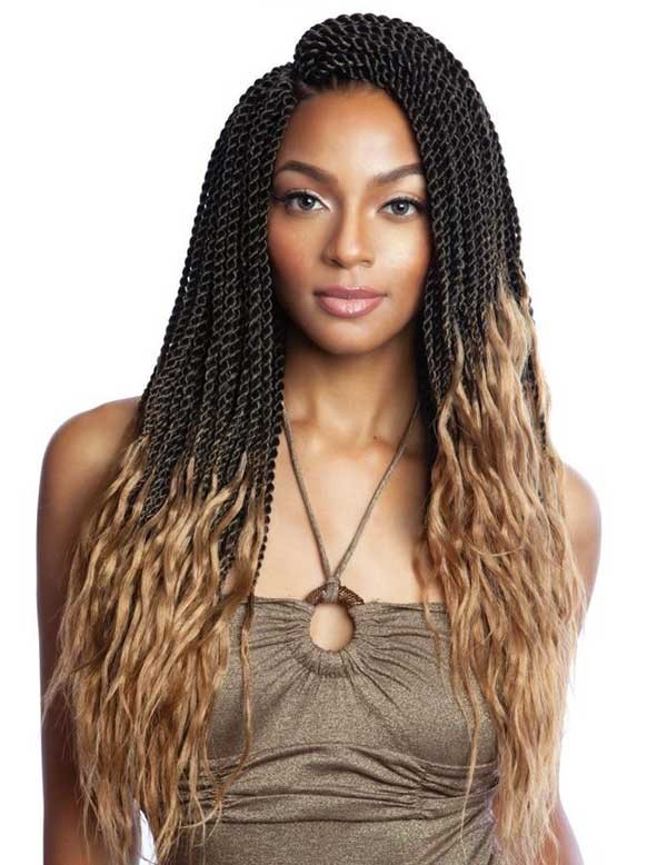 Mane Concept Afri-Naptural Crochet Braid SB306 3X Kritz Senegal Twist 18" - Elevate Styles