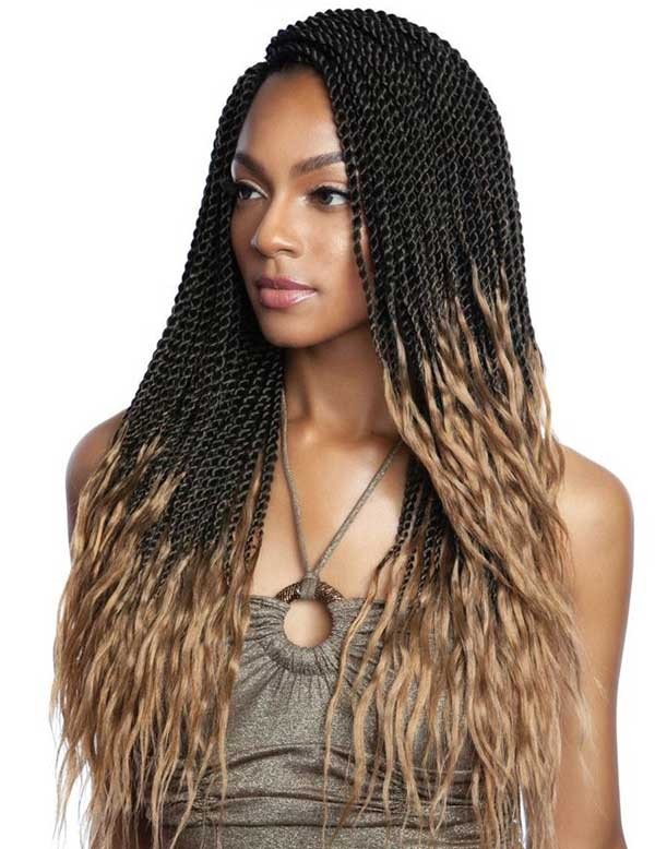 Mane Concept Afri-Naptural Crochet Braid SB306 3X Kritz Senegal Twist 18" - Elevate Styles