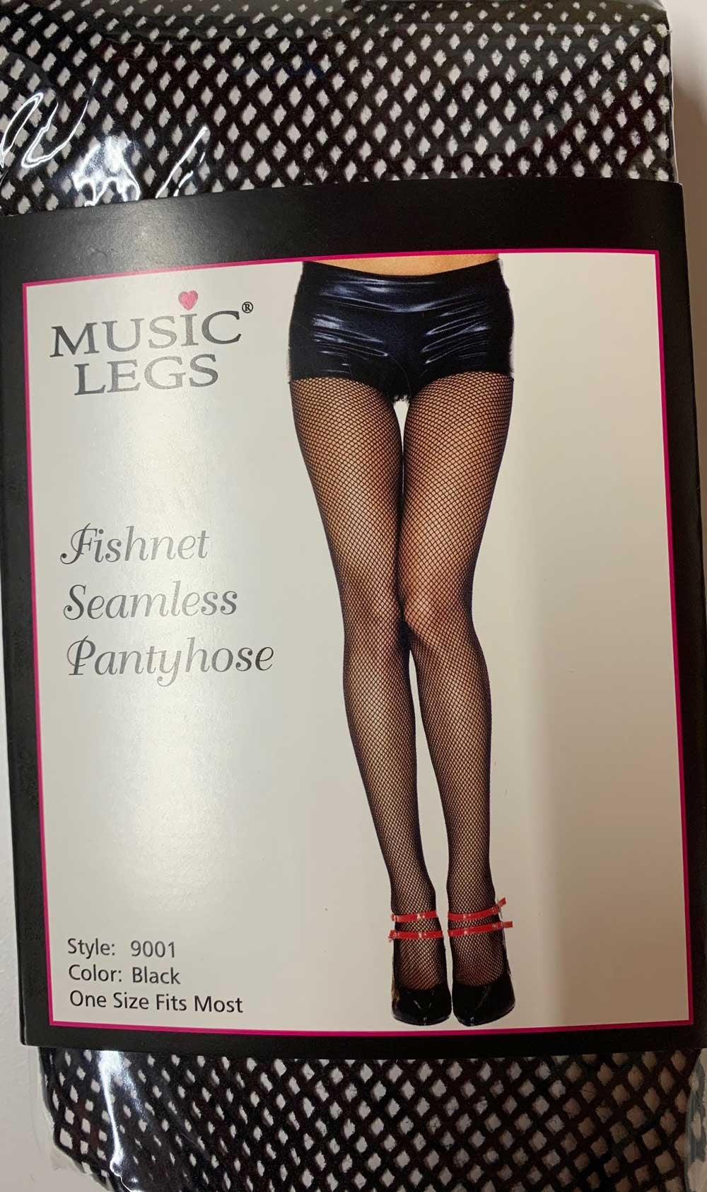 Music Legs Seamless Fishnet Pantyhose 9001 Elevate Styles