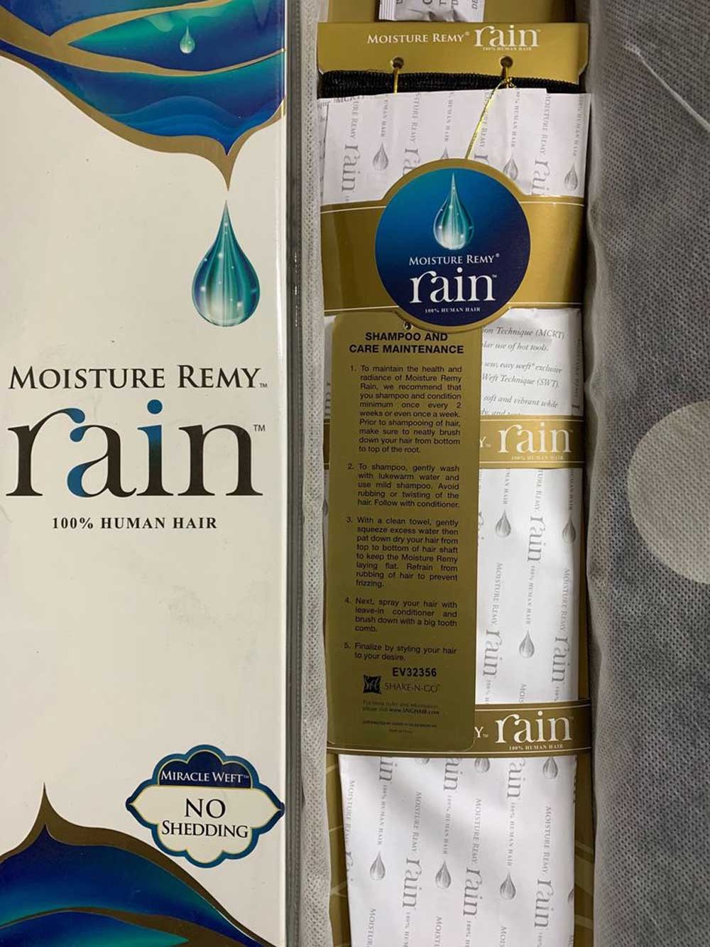 Rain™ Moisture Remy 100% Human Hair Yaki Weaving 10S" - Elevate Styles