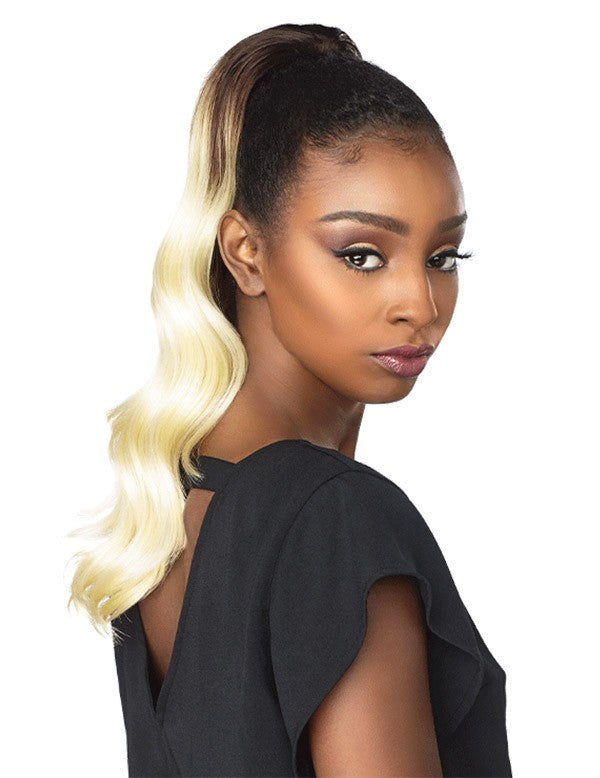 Sensationnel Synthetic Ponytail Instant Pony Ocean Wave 18" - Elevate Styles