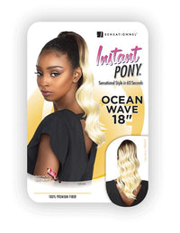 Thumbnail for Sensationnel Synthetic Ponytail Instant Pony Ocean Wave 18