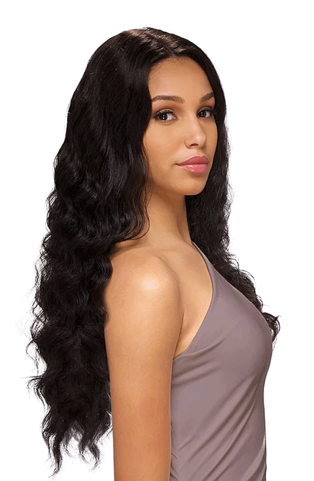 Sensual Frontal Lace Wig 180% Density, Pre plucked hair line baby hair Natural Body Wave 24" - Elevate Styles