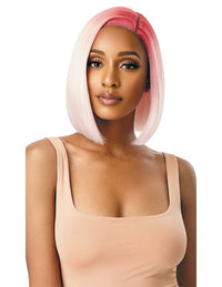 Thumbnail for Outre Color Bomb Water Color Ombre Swiss Lace Front Wig Kiely - Elevate Styles