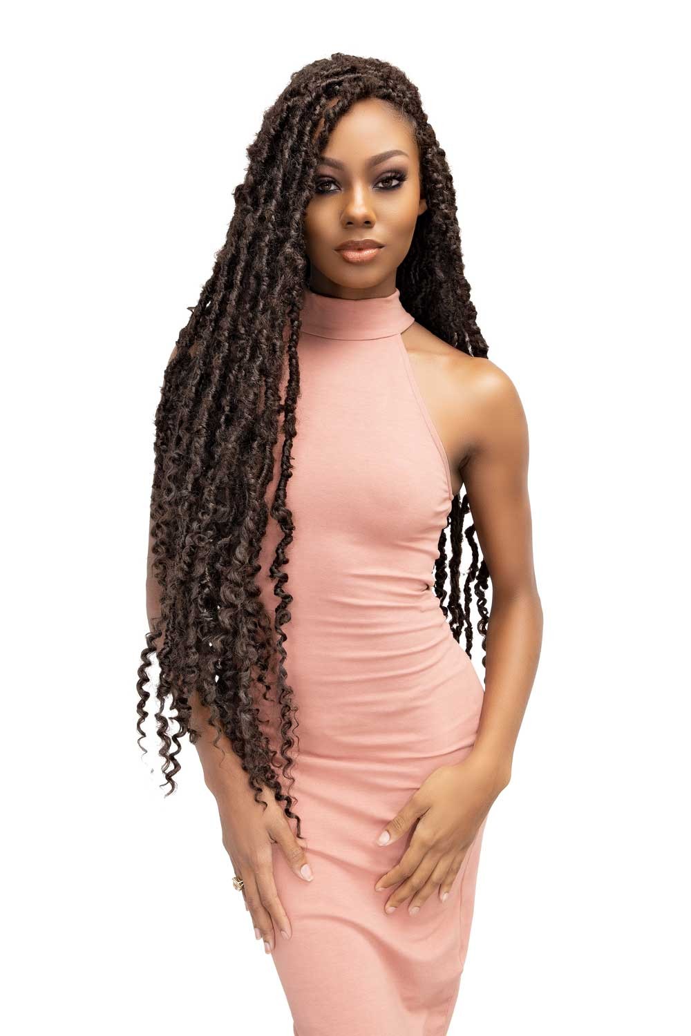 Janet Collection Nala Tress Crochet Braids Maverick Locs 18" - Elevate Styles