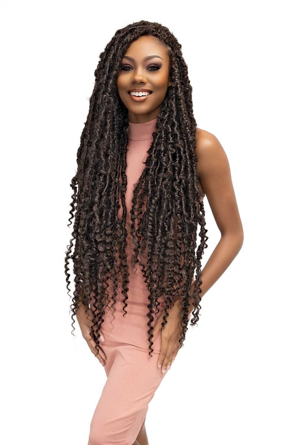 Janet Collection Nala Tress Crochet Braids Maverick Locs 18" - Elevate Styles