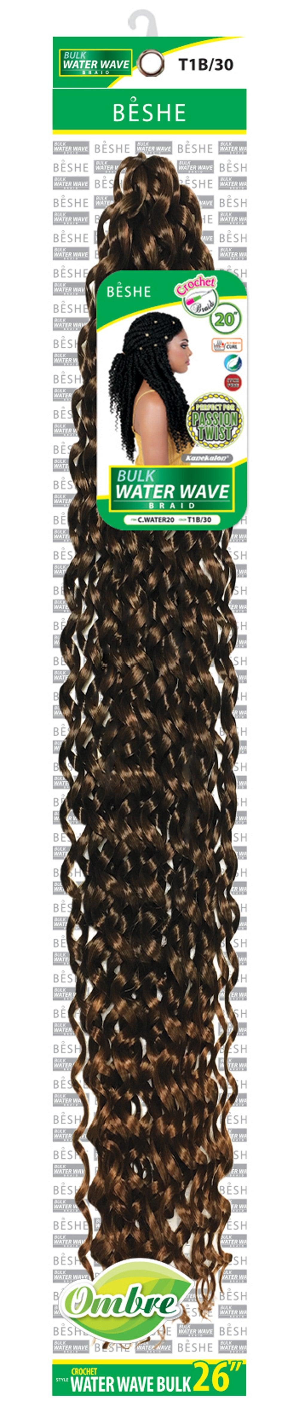 Beshe Crochet Braid Pre-Looped Bulk 26" Water Wave Braid C.WATER26 - Elevate Styles