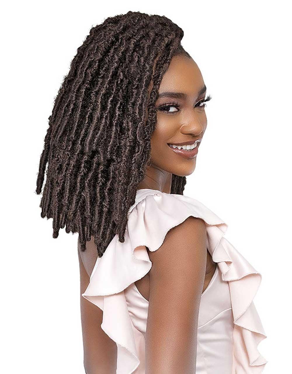 Janet Collection 3x Poetry Bob Butterfly Locs 3 Pcs 10" 12" 14" Crochet Braid 3XPOETRYL10 - Elevate Styles