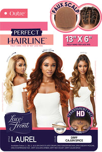 Thumbnail for Outre Perfect Hairline Faux Scalp HD Transparent 13x6 Lace Front Wig Laurel - Elevate Styles