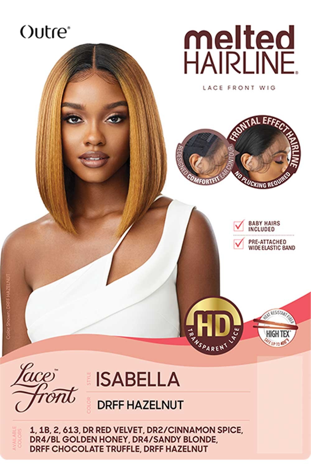 Outre Melted Hairline Collection - HD Swiss Lace Front Wig Isabella - Elevate Styles