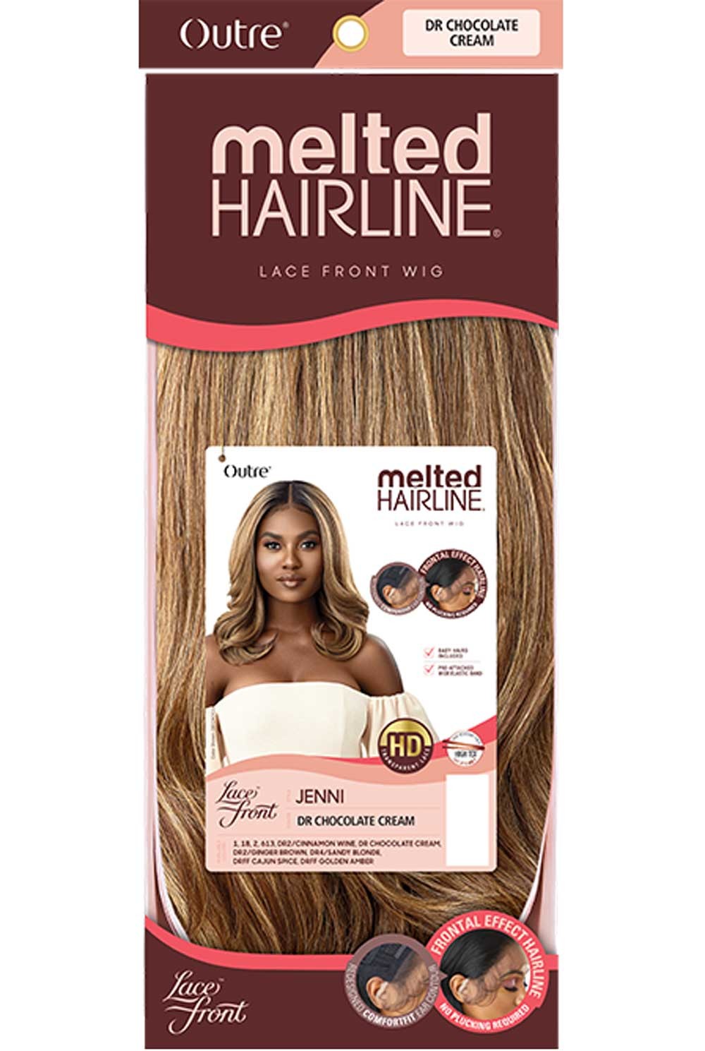 Outre Melted Hairline Collection HD Swiss Lace Front Wig Jenni - Elevate Styles