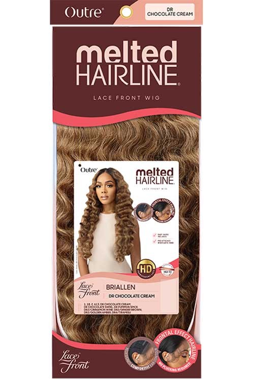 Outre Melted Hairline Collection - HD Swiss Layered Wavy Yaki Lace Front Wig Briallen - Elevate Styles