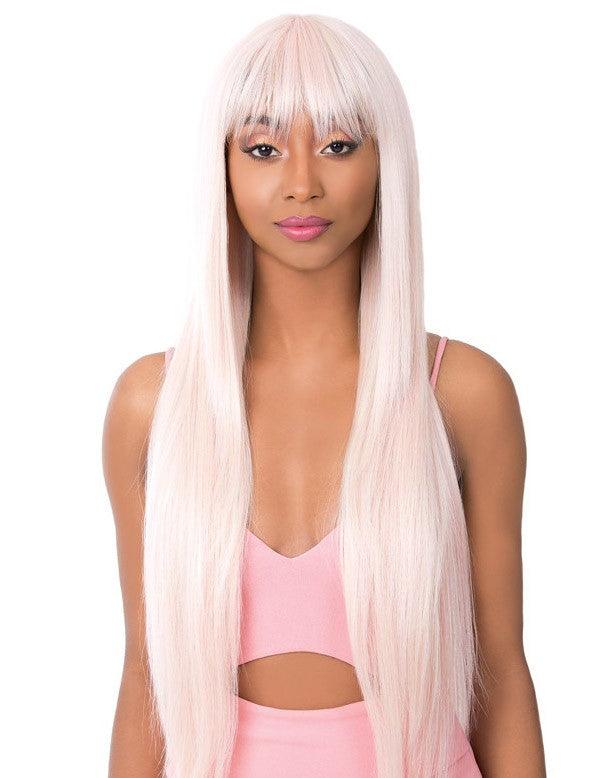 Its A Wig China Bang Long Yaki Wig Casio - Elevate Styles