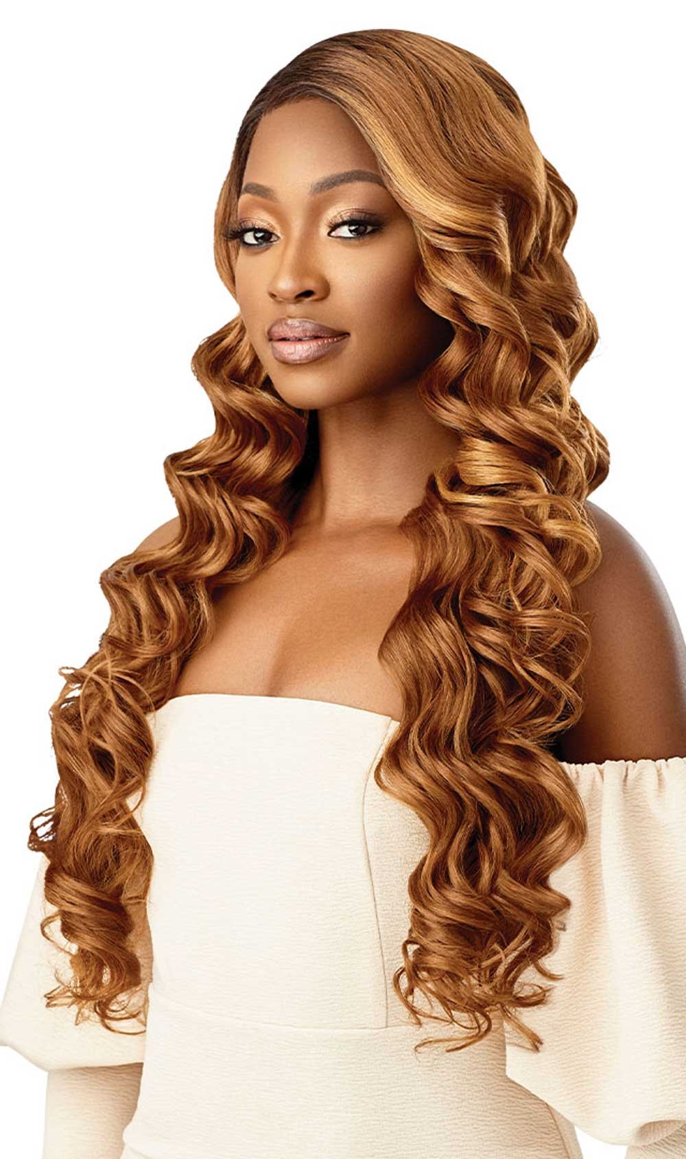 Outre Melted Hairline Collection HD Swiss Layered Wavy Lace Front Wig Chandell - Elevate Styles