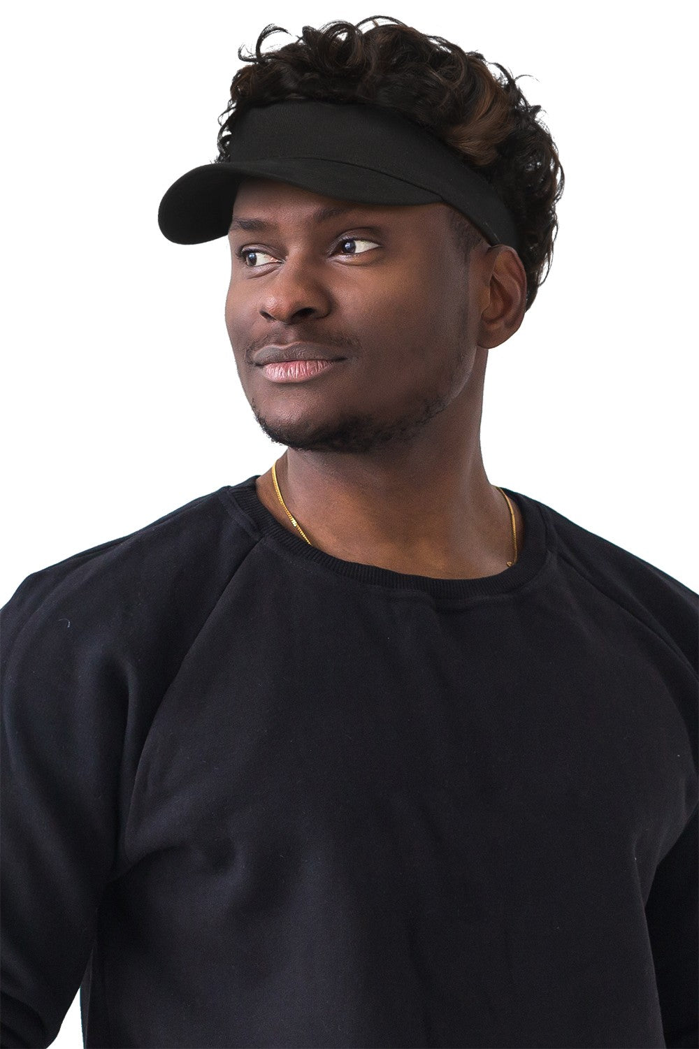 The MANN Hair Collection Short Curly Style Visor Plus VP-JOSEPH - Elevate Styles