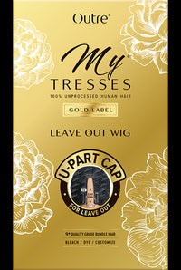 Thumbnail for My Tresses Gold Label 9A Unprocessed Human Hair U-Part Leave Out Wig Dominican Curly 10