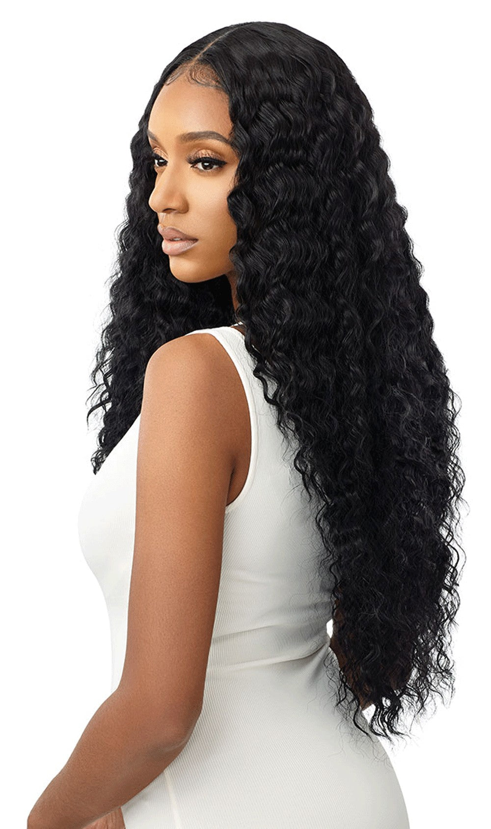 Outre Synthetic Lace Front Wig - Sleeklay Part Donatella - Elevate Styles