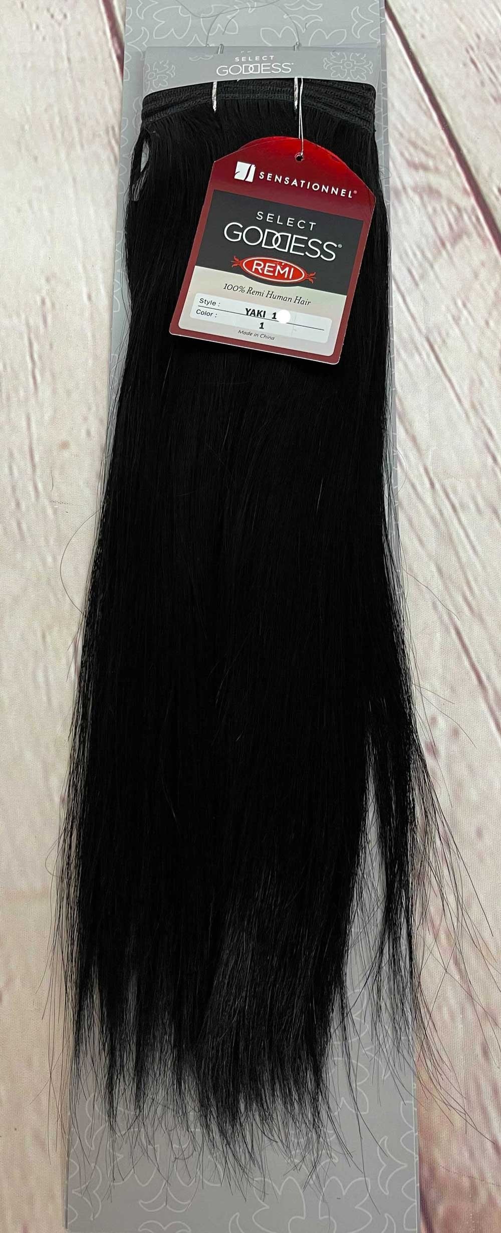 Sensationnel Goddess Select 100% Remi Human Hair Yaki Weaving 12" - Elevate Styles