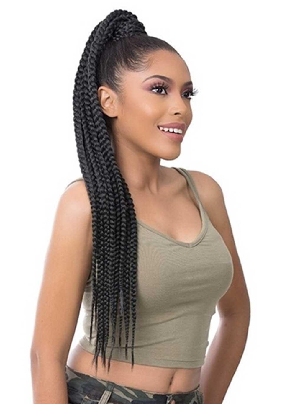 Goldentree Premium Wrap Ponytail Wrap Box Braid 28" - Elevate Styles