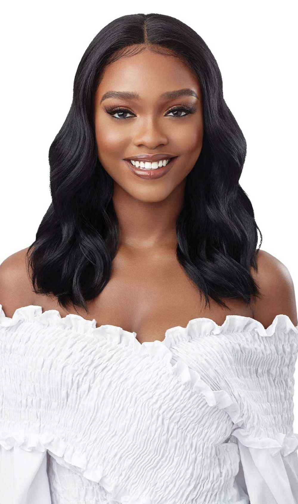 Outre Synthetic Pre-Plucked HD Transparent Lace Front Wig Every 14 - Elevate Styles