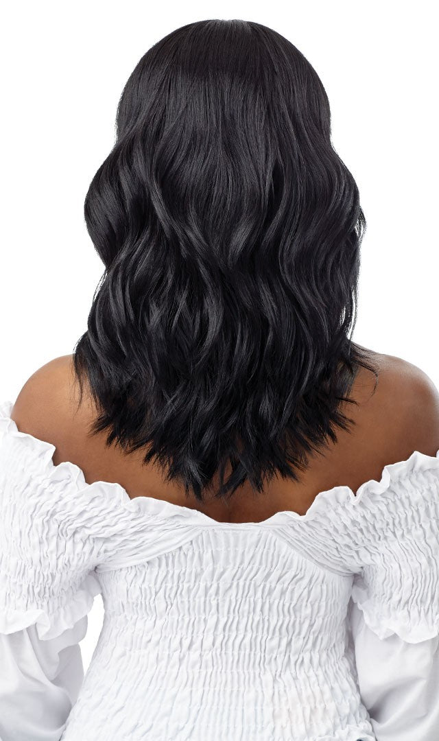 Outre Synthetic Pre-Plucked HD Transparent Lace Front Wig Every 14 - Elevate Styles