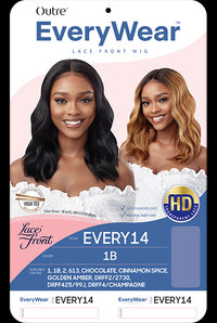 Thumbnail for Outre Synthetic Pre-Plucked HD Transparent Lace Front Wig Every 14 - Elevate Styles