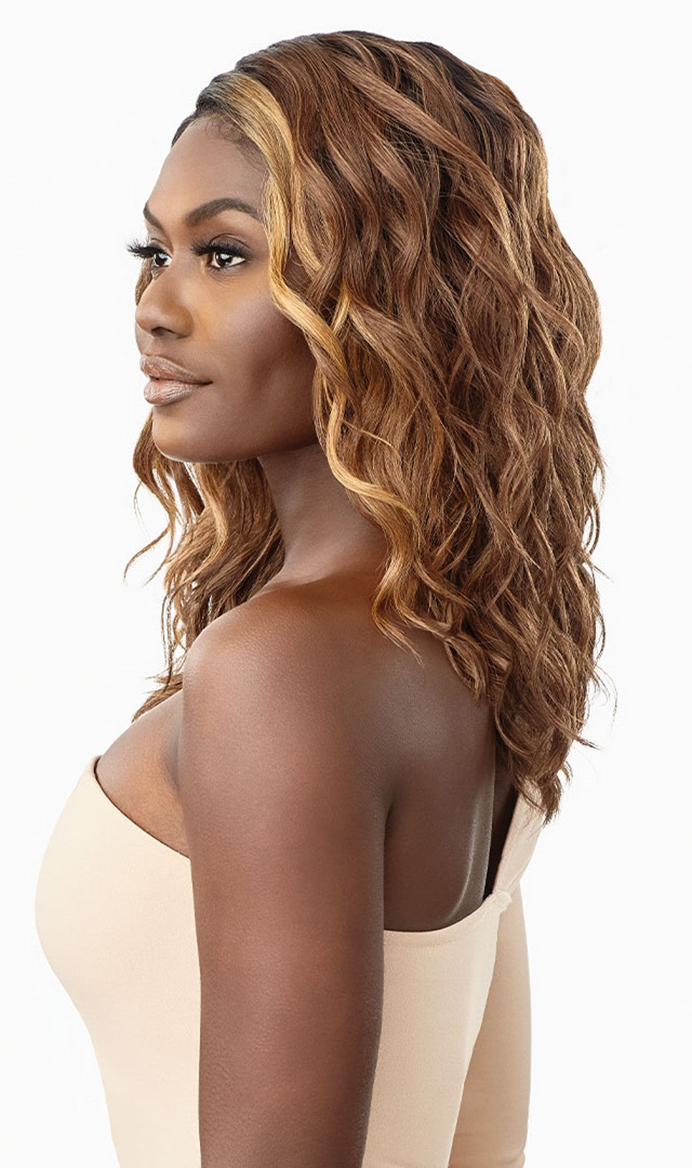 Outre Synthetic HD Transparent Lace Front Wig Laylyn - Elevate Styles