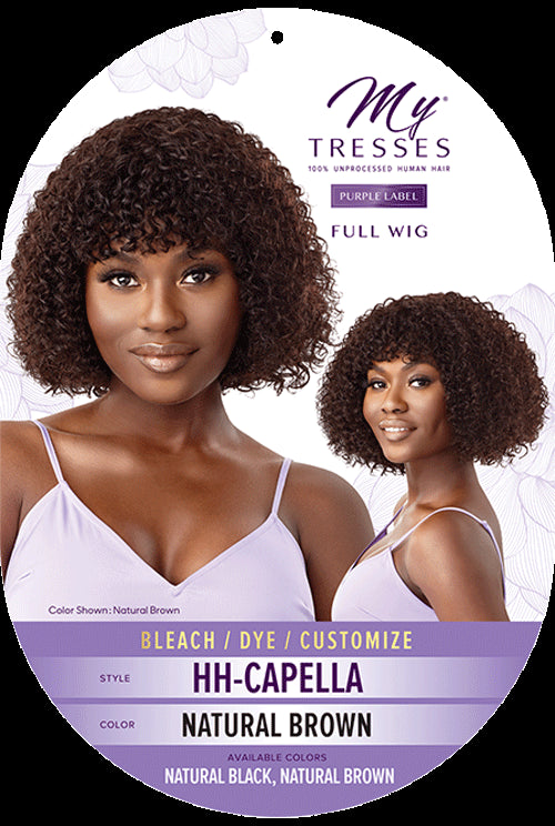 Outre My Tresses Purple Label 100% Unprocessed Human Hair Full Cap Wig HH Capella - Elevate Styles