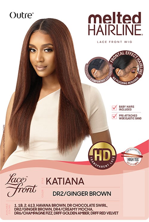 Outre Synthetic Melted Hairline Lace Front Wig Katiana - Elevate Styles