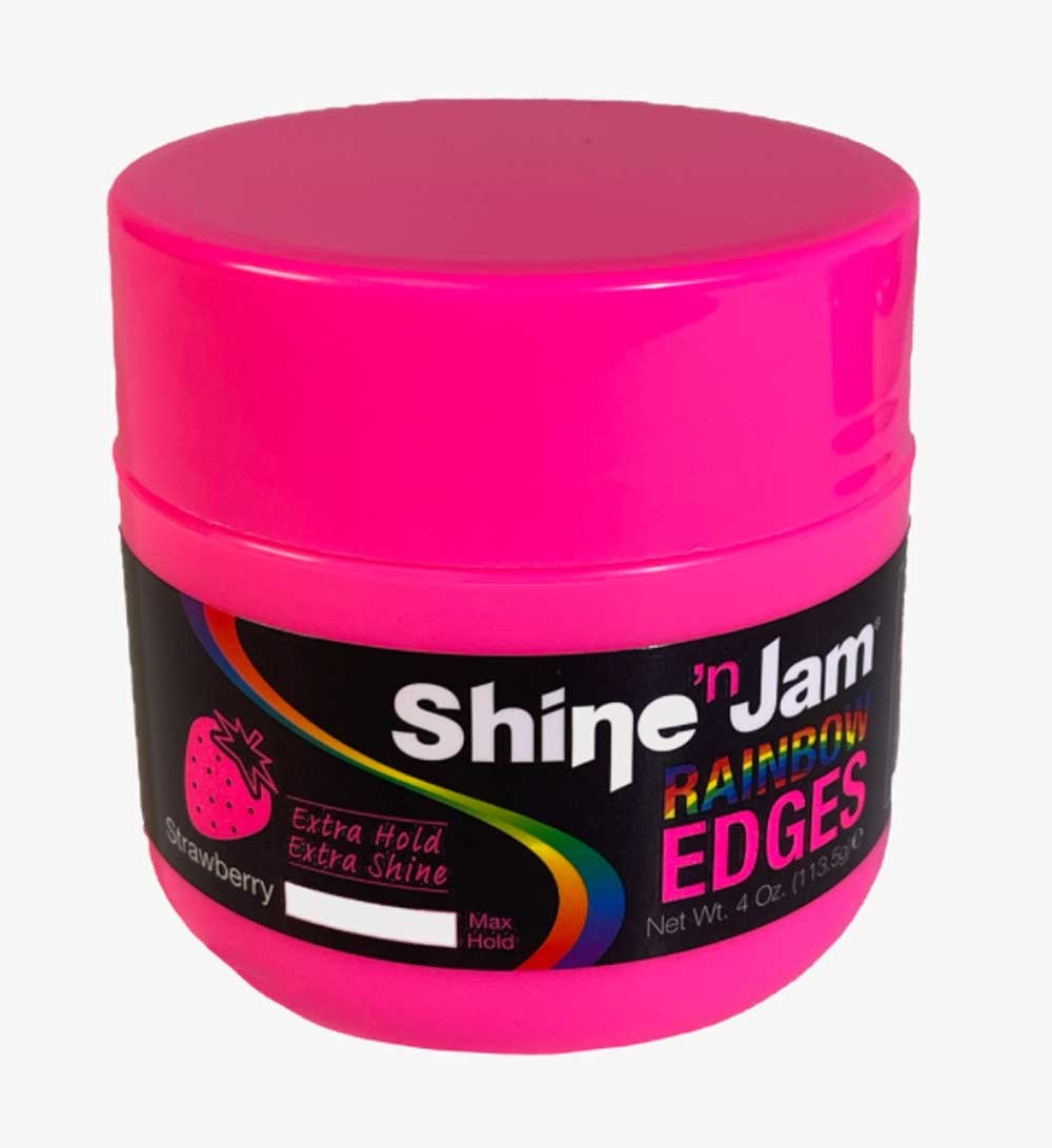 Shine N Jam Rainbow Edges Max Extra Hold and Shine Rainbow Colors 4 Oz - Elevate Styles