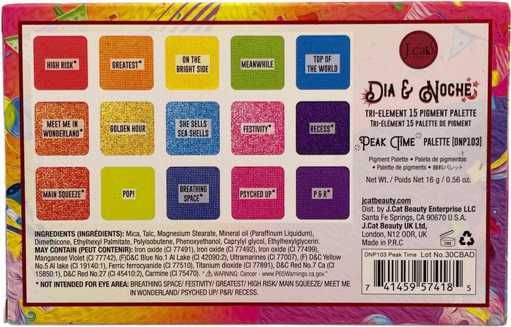 J Cat Dia & Noches Tri Element Pigment Palette Peak Time DNP103 - Elevate Styles