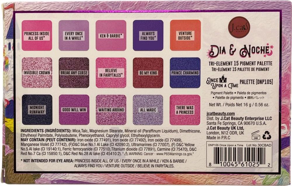 J Cat Dia & Noches Tri Element Pigment Palette Once Upon a Time DNP105 - Elevate Styles