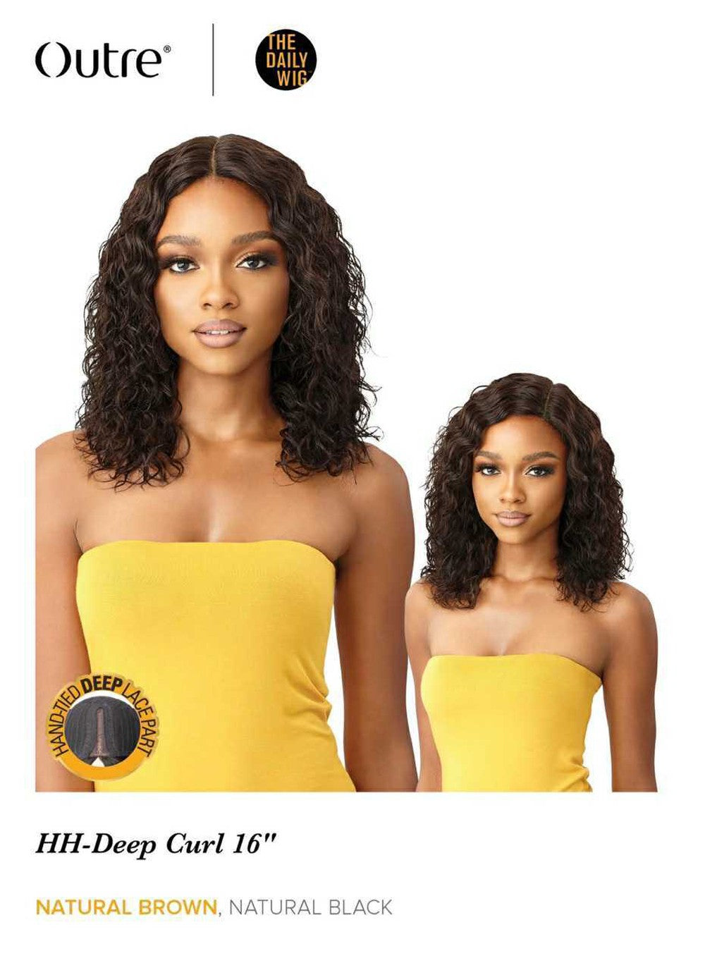 Outre The Daily Wig™ Human Hair Deep Curl 16" - Elevate Styles